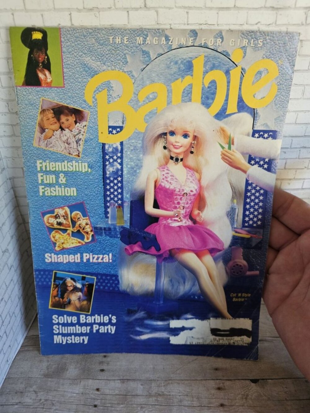 Barbie Magazine for Girls 1995 Issue 47 Cut N Style Barbie 90s Vintage
